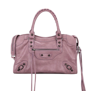 简着 /限定脏脏粉·巴黎铆钉辣妹机车包废土复古大容量手提斜挎包