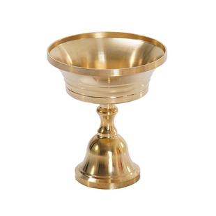 黄铜酥油灯底座家用佛前供灯盏长明灯固液两用苏油灯蜡烛台容器
