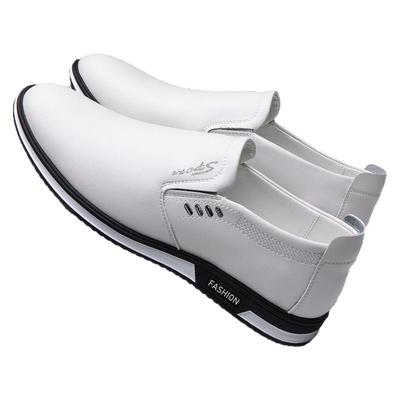 春上新皮鞋39-47大码男一脚蹬豆豆鞋软底商务正装男士皮鞋乐福鞋