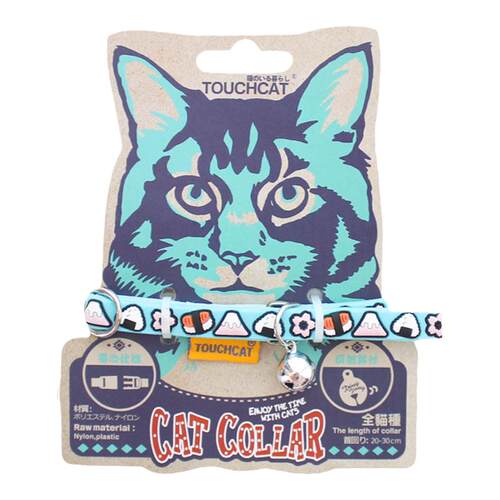 touchcat猫咪可爱铃铛项圈日系可调节猫脖圈颈圈幼猫幼犬小狗项圈