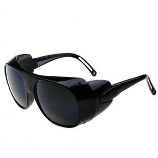 护目镜平光白电焊防护眼镜镜劳保焊工防风防沙防辐射工地建筑打磨