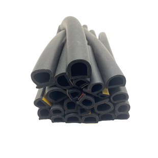 D型空心半圆发泡海绵自粘条配电柜胶条防撞密封条门窗防风条9*6mm