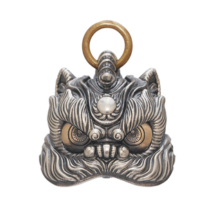 刻己醒狮铜铃铛钥匙扣国风户外铃铛车挂件挂饰文创礼物声音大清脆