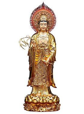 【非遗手工】贴金西方三圣像
