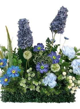 【仿真花造景橱窗摆件】室内户外