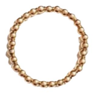 佩戴舒适imissyou小众设计18k镀金珠珠弹力脚趾戒指环可穿鞋尾戒