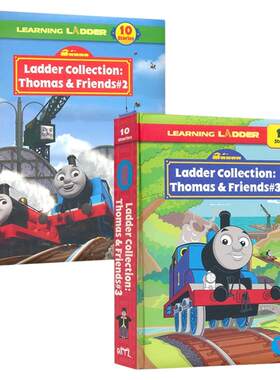 Learning Ladder Collection Thomas & Friends 学习阶梯系列 托马斯和他的朋友们 10个故事合集 分级阅读2 3 全彩桥梁书 英文原版