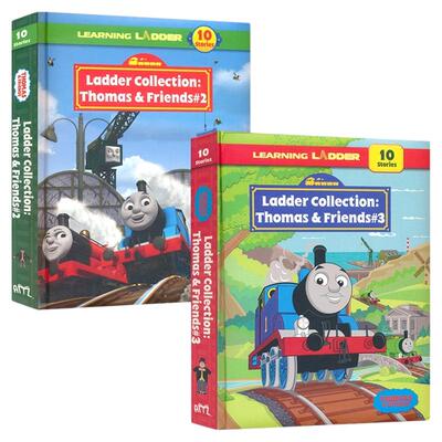 Learning Ladder Collection Thomas & Friends 学习阶梯系列 托马斯和他的朋友们 10个故事合集 分级阅读2 3 全彩桥梁书 英文原版