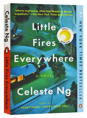 遍地小火苗 小小小小的火 Little Fires Everywhere 英文原版小说 星星之火 无声告白作者伍绮诗新作Celeste Ng全英文进口英语书籍