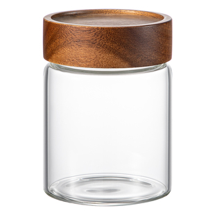 忆壶茶茶叶罐密封罐玻璃罐玻璃瓶收纳小罐子储物罐陈皮储存罐子
