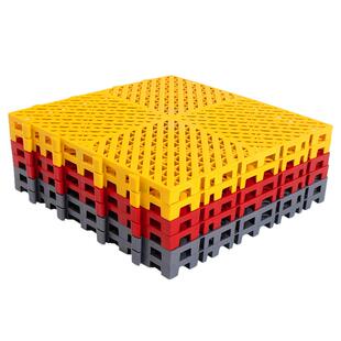 洗车房塑料拼接格栅4S店防滑免挖槽排水地垫汽车美容间地面网格板