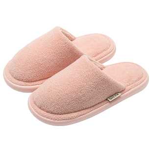 拖鞋女冬季室内家居毛绒保暖软底情侣居家用地板防滑棉拖鞋男冬天