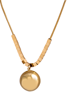 钛钢不掉色双层项链嘻哈锁骨链女