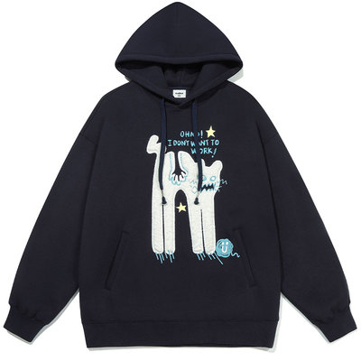 GUUKA美式潮牌连帽卫衣外套