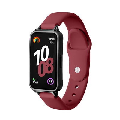 UHADA新款硅胶单钉扣手表带女生