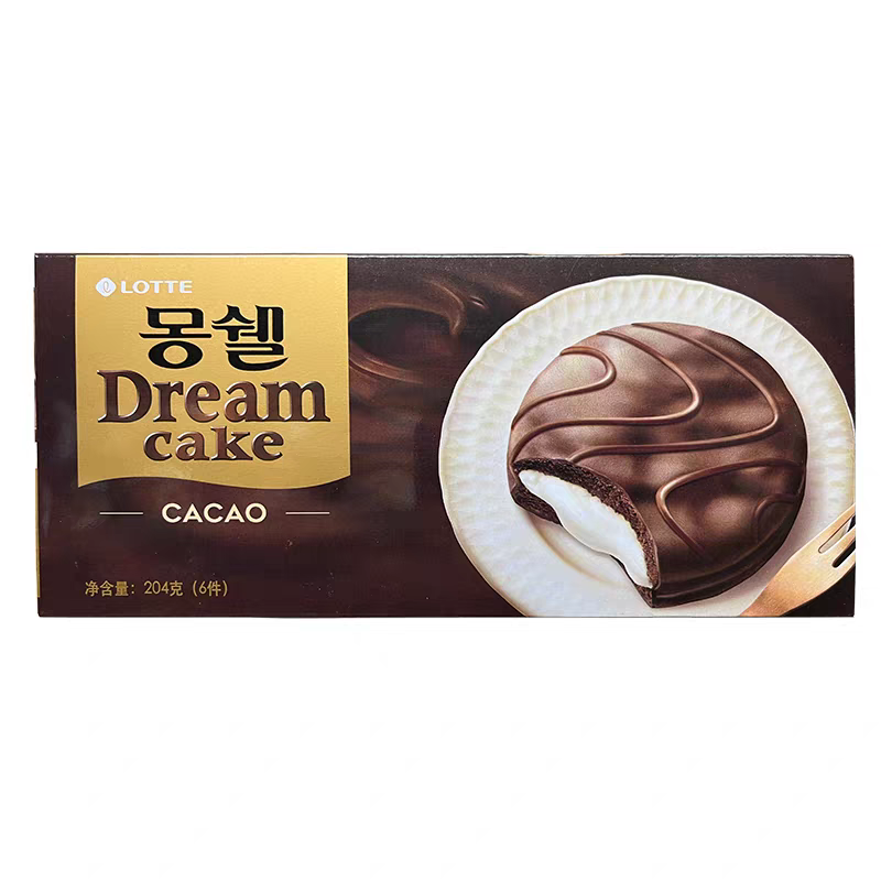 乐天韩国进口夹心糕点巧克力派