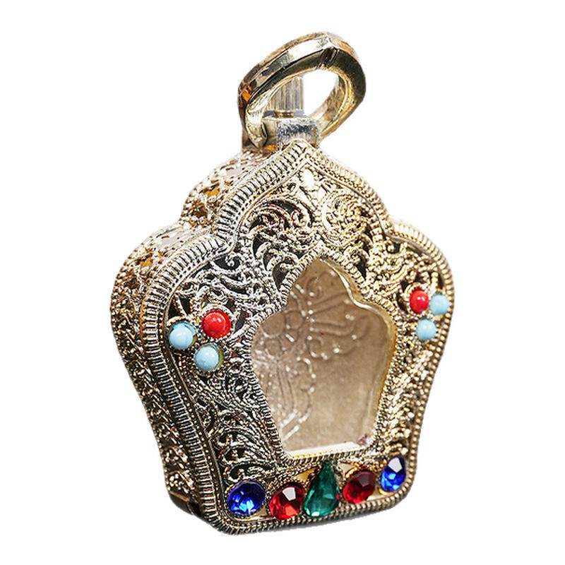 尼泊尔工艺纯铜六字真言十相自在嘎乌盒宝瓶男女吊坠挂件