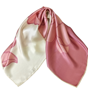 【70方巾】微瑕疵 100%桑蚕丝丝巾素绉缎12姆米65*65中方巾女围巾