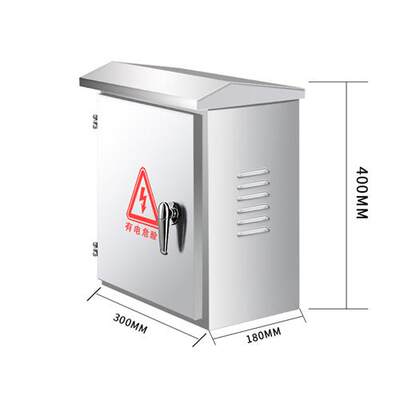 新款品配电箱户外水箱电控箱控制箱201/304材质挂墙式电杆安装长2