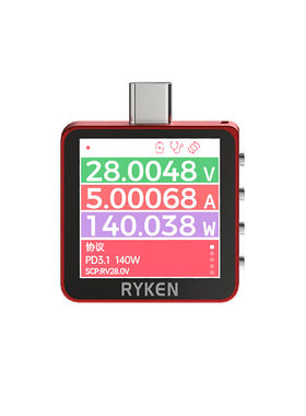 RK-X3瑞垦电压电流测试仪USB手机快充检测仪笔记本电脑充电检测仪