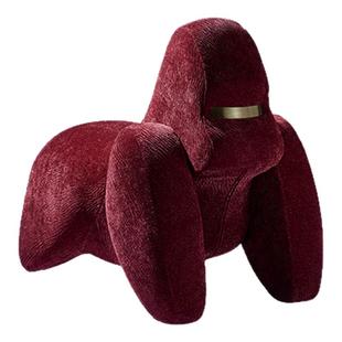 设计师金刚休闲椅网红创意卡通儿童动物座椅大猩猩单人懒人沙发椅