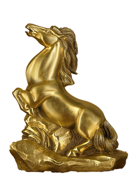 铜马摆件十二生肖马招财马到成功