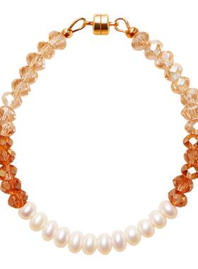DinLaw珍珠手串女925银