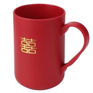 结婚洗漱牙刷皂盒漱口杯一对婚礼红色情侣刷牙杯香皂盒婚庆用品
