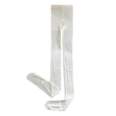 花朵提花丝袜女日系纯欲白丝