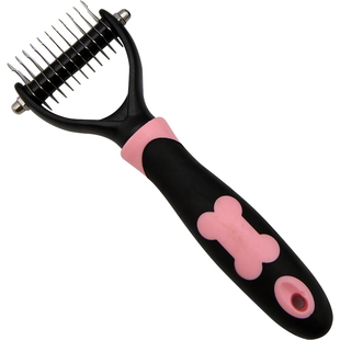 玄鸟宠物梳子泰迪开结梳 狗狗用品梳子梳狗毛梳 猫狗脱毛梳开结刀