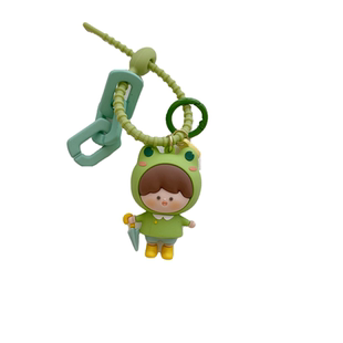 创意不焦虑白马王子钥匙扣精致汽车钥匙链挂件卡通可爱挂饰书包