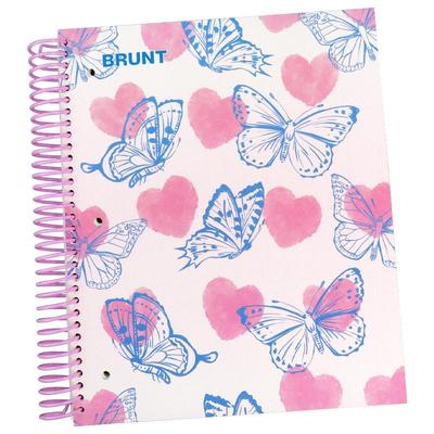 主力爱心蝴蝶系列线圈A4笔记本子