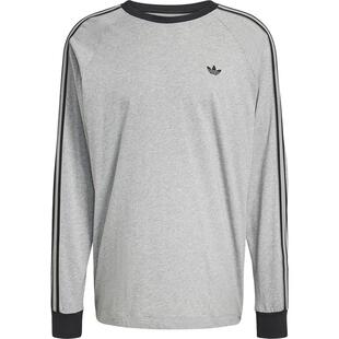 Adidas/阿迪达斯官方正品三叶草男士圆领套头运动长袖上衣KV4703