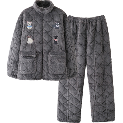 SLEEPTIGHT情侣珊瑚绒睡衣保暖冬