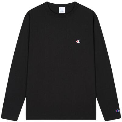 Champion冠军情侣刺绣长袖T恤女