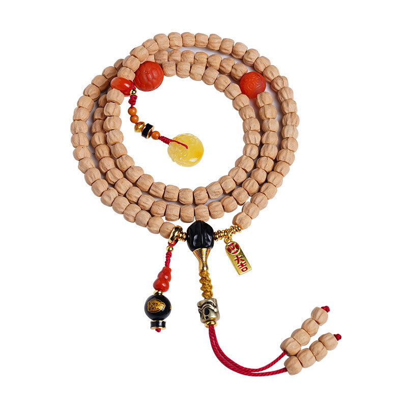 百香籽108菩提子手串佛珠项链