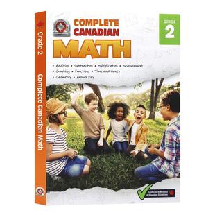 加拿大套装数学系列二年级练习册 Complete Canadian Math Grade 2 英文原版教材教辅学习工具书Canadian Curriculum Press出版