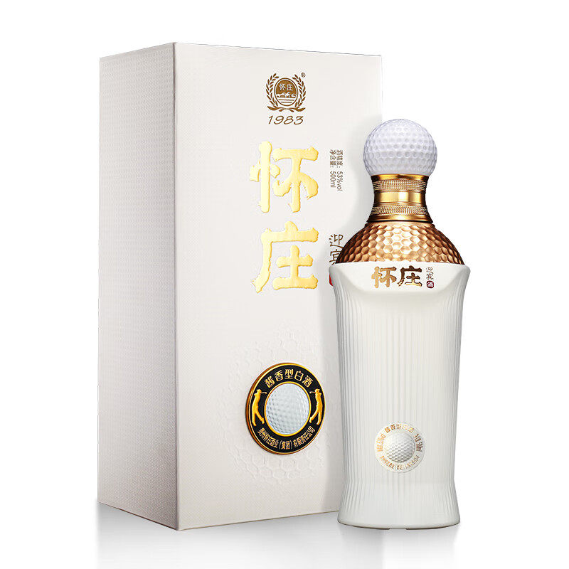 贵州怀庄迎宾酒高尔夫53度500ml*6瓶整箱酱香型白酒高端送礼白酒