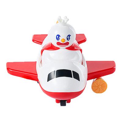 蜜雪冰城雪王小飞机玩具按压会跑