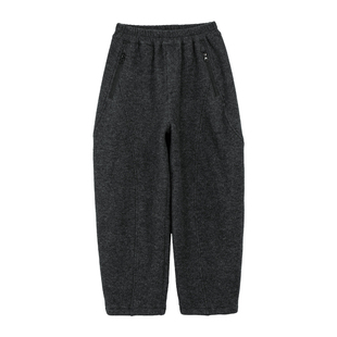 男童加绒裤子冬装2025新款中大男孩加厚弯刀毛呢儿童冬季保暖棉裤