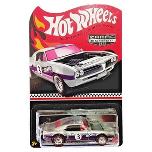 风火轮铁底胶胎收藏家限定款 改装67款庞蒂亚克火鸟珍藏小车模型