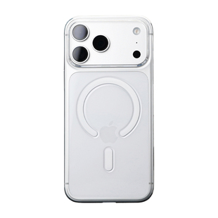 [晶透磁吸]适用iphone17手机壳酷安酷品新款苹果Promax透明外壳超薄PC保护套不易发黄Air非全包防摔硬壳