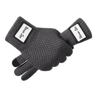 回力针织毛线手套男款2025新款秋冬保暖骑车开车触屏学生写字女士