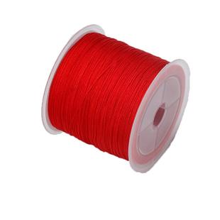 71号玉线手工编织红绳细绳穿珠的线编绳戒指编手链串珠绳子0.4mm