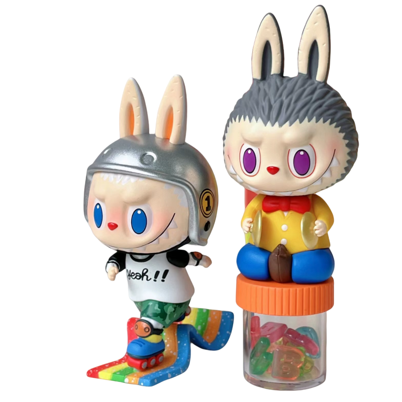 泡泡玛特保真拉布布labubu复古甜蜜盲盒水果系列店铺榜手办奇异果