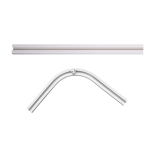 窗帘免打孔轨道门帘静音滑轨导轨滑轮侧装顶装粘贴家用尺寸可定制