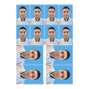新华社大学生图像采集网背胶证件照学信网冲洗照片1寸2寸冲印打印