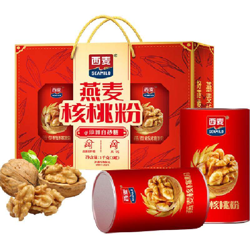 西麦燕麦片核桃粉健康