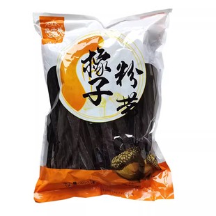 秦岭火锅橡子粉皮干食品 汉中特产黑干橡子皮Q弹火锅冒菜食材干货