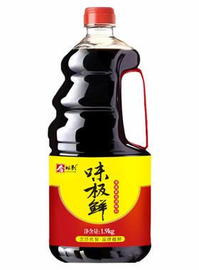 味极鲜特鲜酱油1.9L大瓶装家用调味料鲜香口味